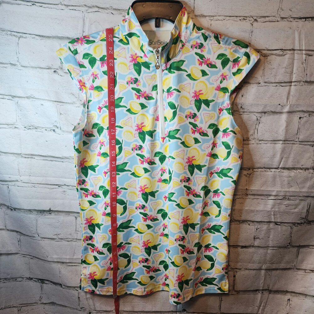 San Soleil Women's Cap Sleeve Golf Shirt Size M